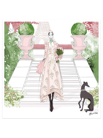 Parisienne Floral - Illustration - Limited Edition Print - Tiffany La Belle