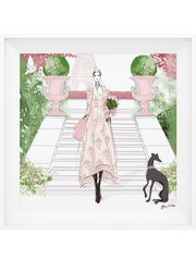 Parisienne Floral - Illustration - Limited Edition Print - Tiffany La Belle
