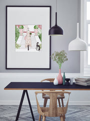Parisienne Floral - Illustration - Limited Edition Print - Tiffany La Belle