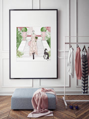 Parisienne Floral - Illustration - Limited Edition Print - Tiffany La Belle