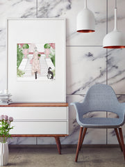 Parisienne Floral - Illustration - Limited Edition Print - Tiffany La Belle