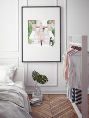 Parisienne Floral - Illustration - Limited Edition Print - Tiffany La Belle