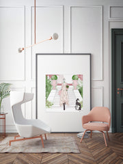 Parisienne Floral - Illustration - Limited Edition Print - Tiffany La Belle