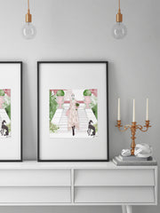 Parisienne Floral - Illustration - Limited Edition Print - Tiffany La Belle