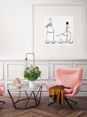 Cheers on Wheels - Illustration - Limited Edition Print - Tiffany La Belle