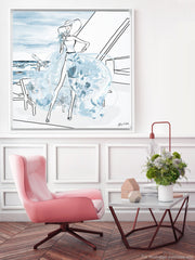 Summer is Coming - Illustration - Canvas Gallery Print - Unframed or Framed - Tiffany La Belle