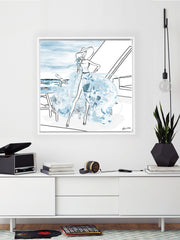 Summer is Coming - Illustration - Canvas Gallery Print - Unframed or Framed - Tiffany La Belle