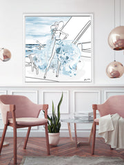 Summer is Coming - Illustration - Canvas Gallery Print - Unframed or Framed - Tiffany La Belle