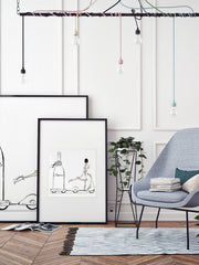 Cheers on Wheels - Illustration - Limited Edition Print - Tiffany La Belle