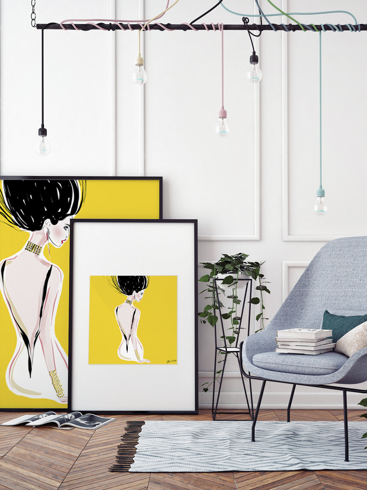 Quite Shy - Illustration - Limited Edition Print - Tiffany La Belle