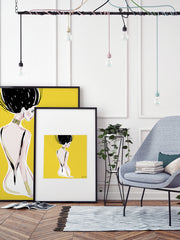 Quite Shy - Illustration - Limited Edition Print - Tiffany La Belle