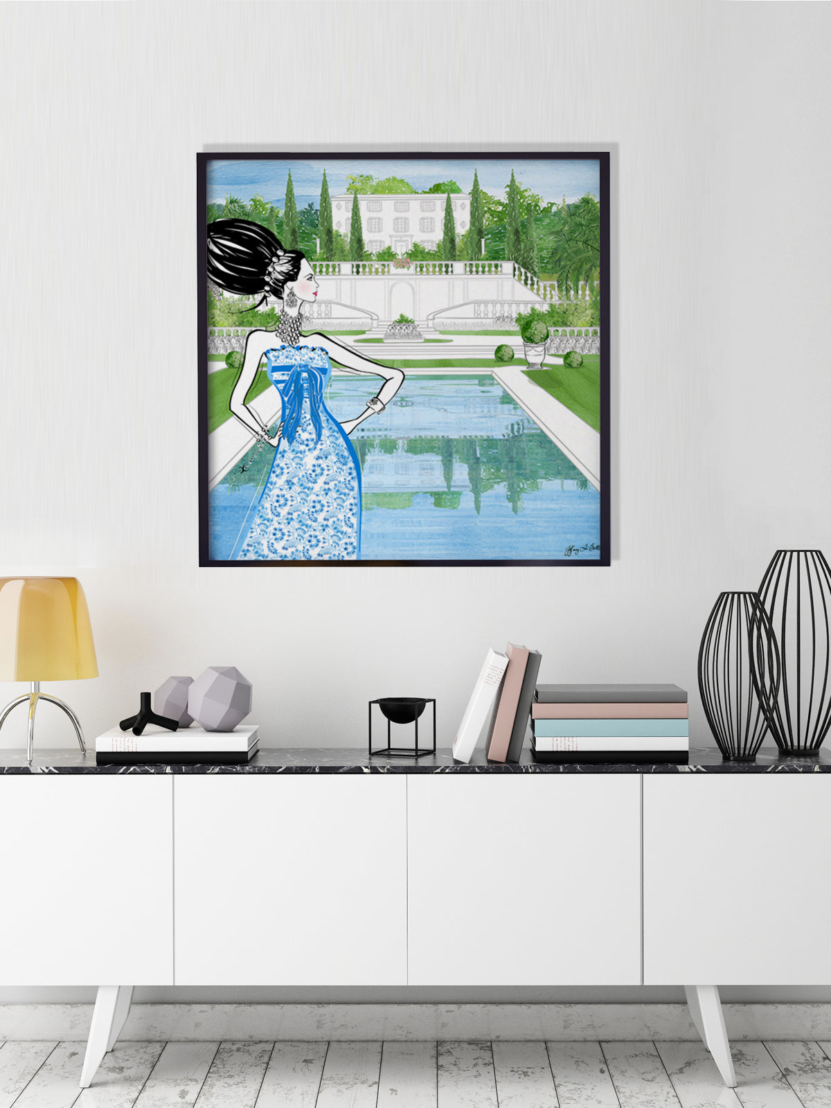 Chanel Haute Couture Spring - Illustration - Limited Edition Print - Tiffany La Belle