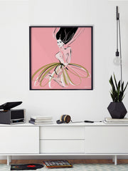 Pink and Pearls - Illustration - Limited Edition Print - Tiffany La Belle