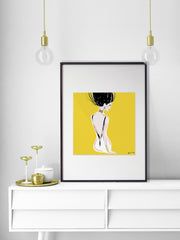 Quite Shy - Illustration - Limited Edition Print - Tiffany La Belle