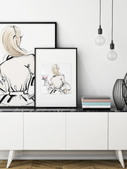 Dior Cocktails - Illustration - Limited Edition Print - Tiffany La Belle