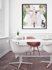Parisienne Floral - Illustration - Limited Edition Print - Tiffany La Belle
