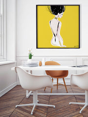 Quite Shy - Illustration - Limited Edition Print - Tiffany La Belle