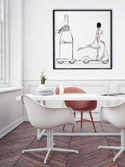 Cheers on Wheels - Illustration - Limited Edition Print - Tiffany La Belle