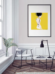 Quite Shy - Illustration - Limited Edition Print - Tiffany La Belle