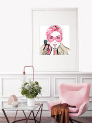 Who Needs a Glass? - Illustration - Limited Edition Print - Tiffany La Belle