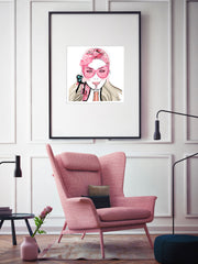 Who Needs a Glass? - Illustration - Limited Edition Print - Tiffany La Belle