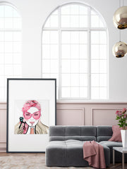 Who Needs a Glass? - Illustration - Limited Edition Print - Tiffany La Belle