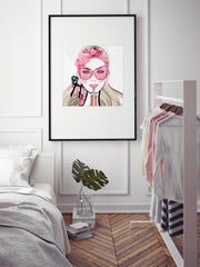 Who Needs a Glass? - Illustration - Limited Edition Print - Tiffany La Belle