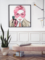Who Needs a Glass? - Illustration - Limited Edition Print - Tiffany La Belle
