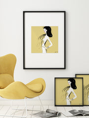 She's All Style - Illustration - Limited Edition Print - Tiffany La Belle
