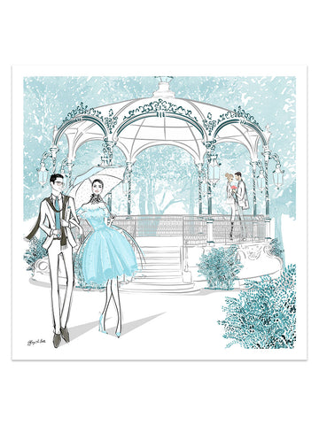 Young Lovers - Illustration - Limited Edition Print - Tiffany La Belle