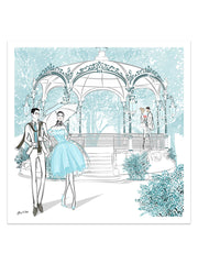 Young Lovers - Illustration - Limited Edition Print - Tiffany La Belle