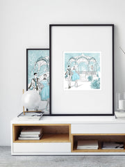 Young Lovers - Illustration - Limited Edition Print - Tiffany La Belle
