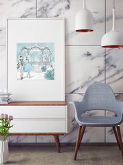 Young Lovers - Illustration - Limited Edition Print - Tiffany La Belle