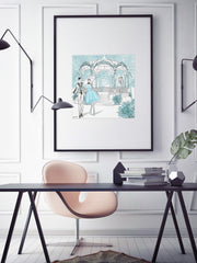 Young Lovers - Illustration - Limited Edition Print - Tiffany La Belle