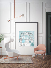 Young Lovers - Illustration - Limited Edition Print - Tiffany La Belle