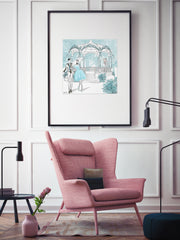 Young Lovers - Illustration - Limited Edition Print - Tiffany La Belle